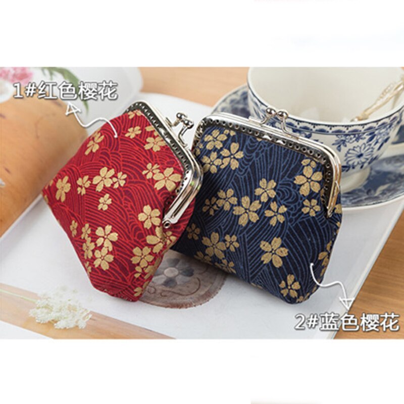 Red, Navy Blue With Golden Blossom Cotton Bronzing Fabric, Precut Sewing Fabric Patchworks Quilting DIY Japanese Fabric