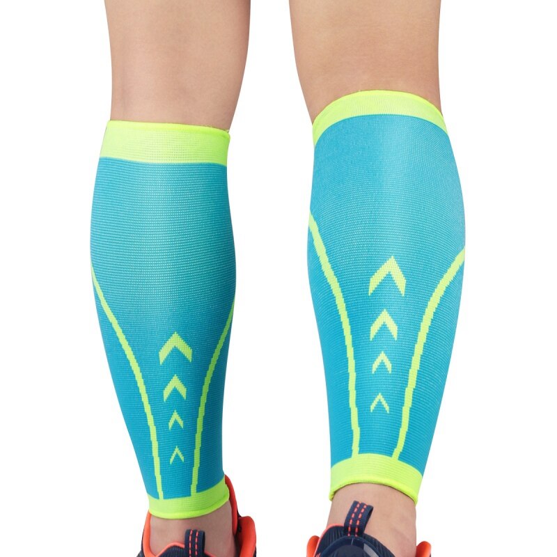 1 pièces sport Compression jambe manches antidérapant Football basket-ball veau soutien protecteur chaussettes en cours d'exécution protège-tibia soulagement de la douleur
