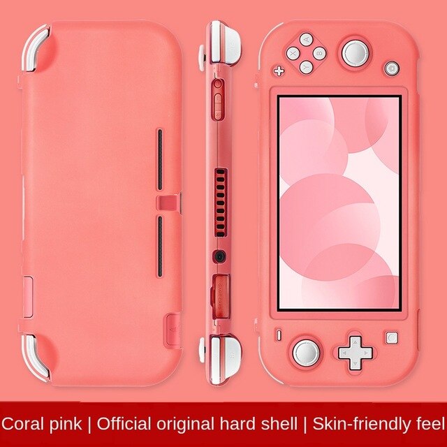 button Switch Console Kirby of star PC Protective Case For Nintendos Switch NS NX Joy-Con Cases Hard Back Cover Shell Accessoire: Pink