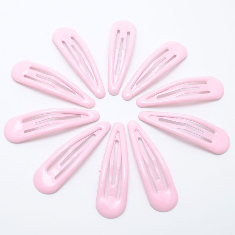 10 st/lot 5cm baby barn hårnålar godis färg snap clip barn flickor hår clips hår hårspänne söta håraccessoarer