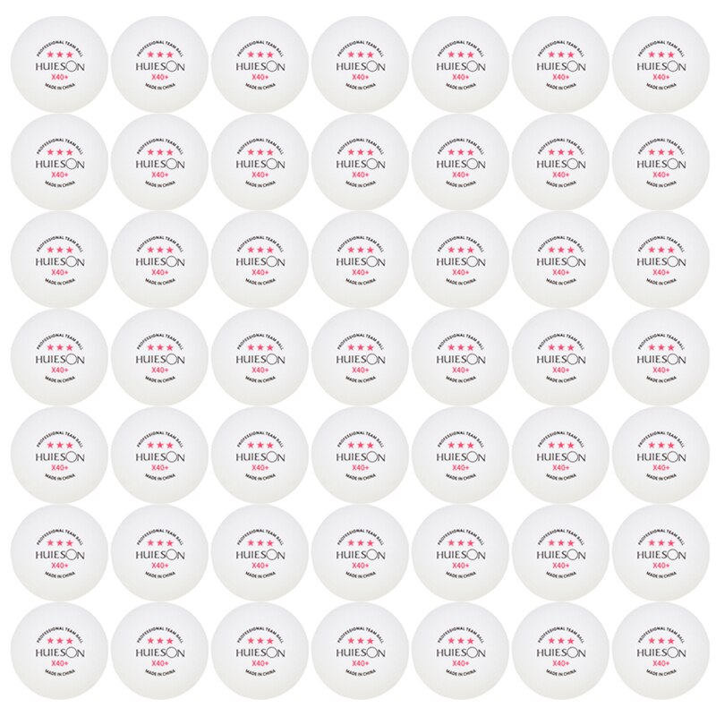 10/20/50 sztuk 3-gwiazda piłeczka robić pingponga profesjonalnego X40 + ABS 2.8g tabeli piłka tenisowa biały pomarańczowy amatorskie zaawansowane szkolenia zespołu kulki: biały 50szt