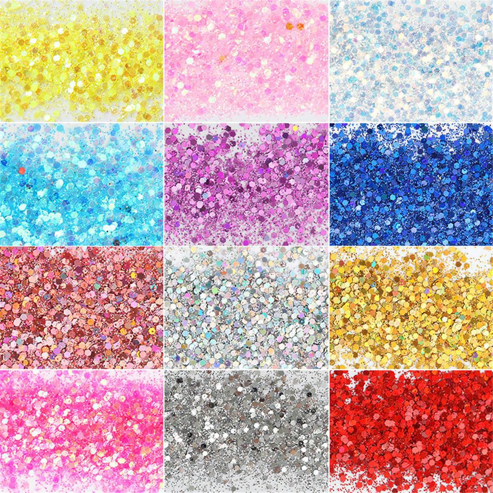 1 stuk nagel glinsterende pailletten nagelaccessoires patch gradiënt kleurrijke pailletten voor nail art manicure decoratie