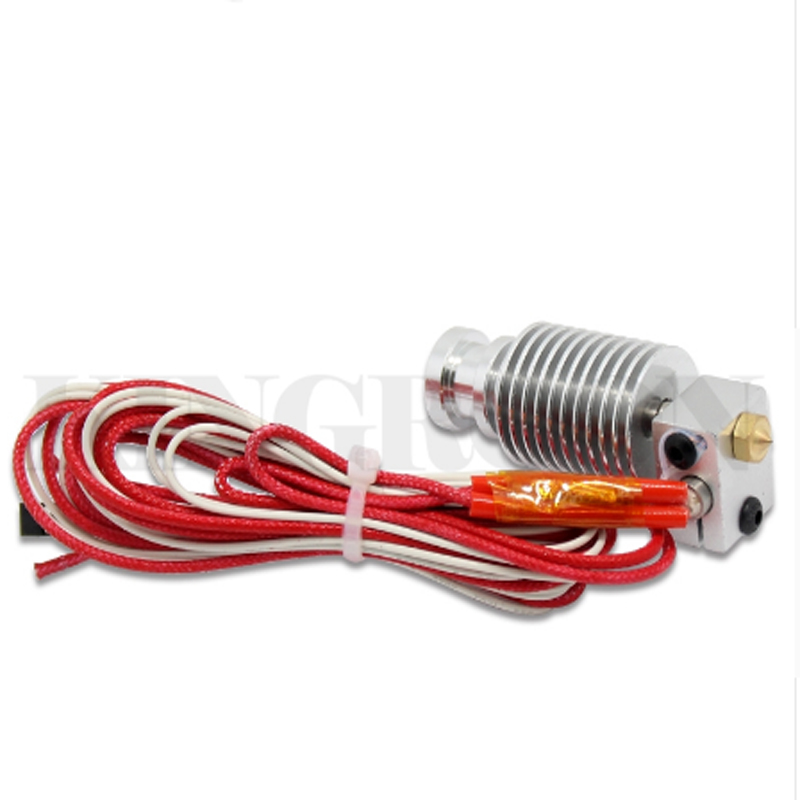 V5 V6 J-head Extruder Hotend Remote Direct Short 3D Printers Parts End Aluminum For 1.75mm 3.0mm Filament 12V40W Kit 0.4mm