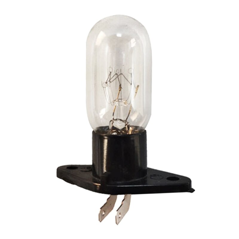Bombilla de horno microondas Y98B 2A 240V 25W, Base de bombilla de iluminación para refrigerador con soporte