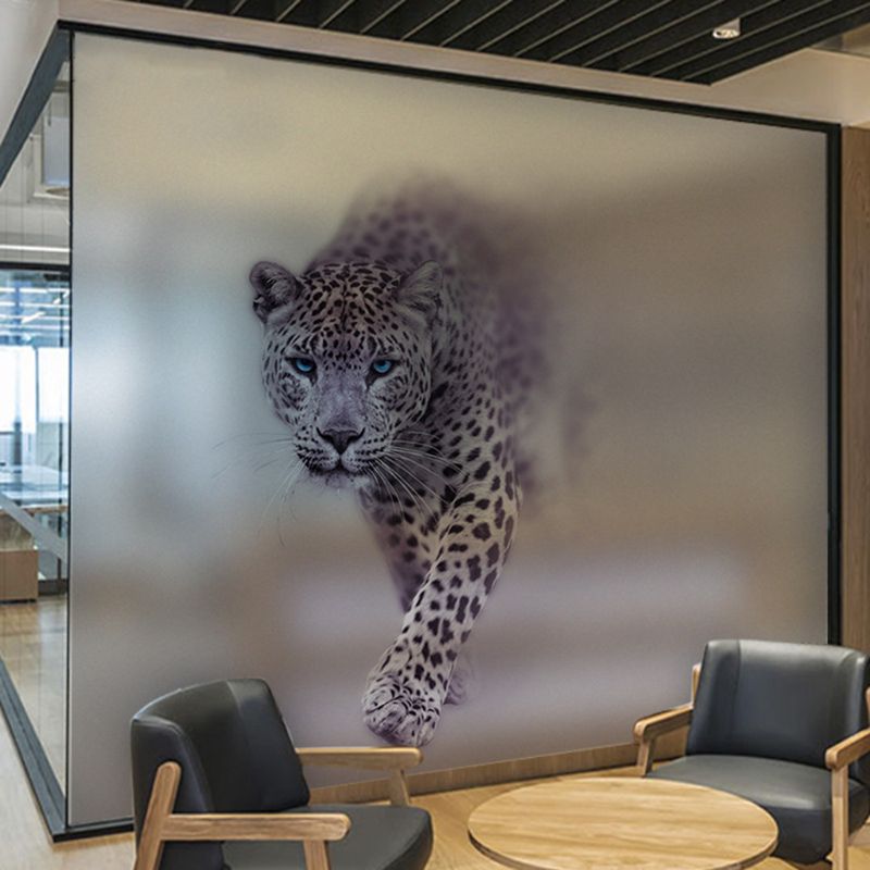 Frosted Privacy Window Sticker Opaque Glass Window Protective Film for Home Bathroom Shower Door Decor