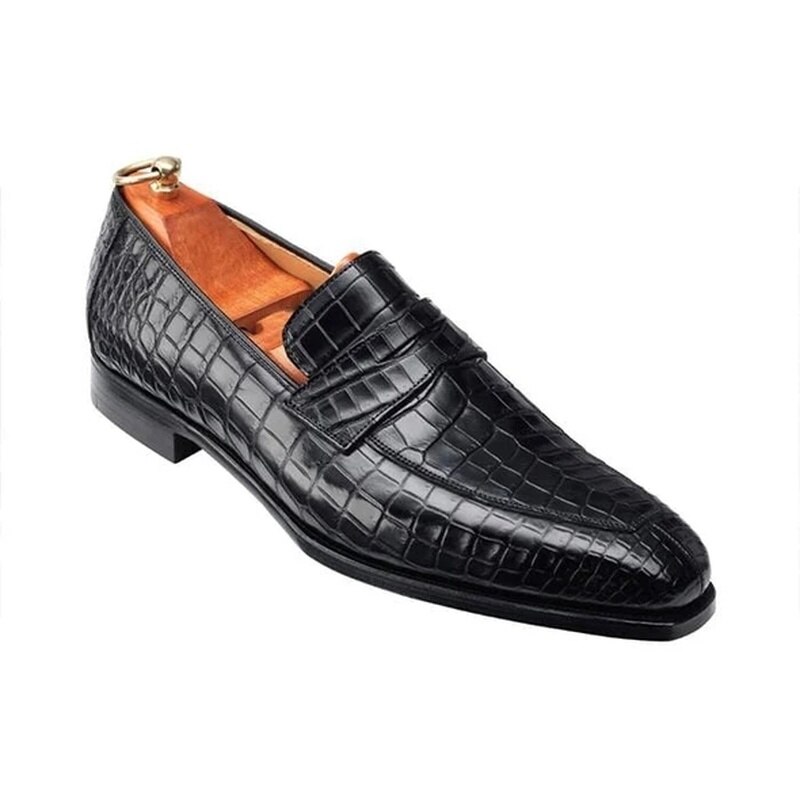 Miesten pu nahkakengät vapaa-ajan kengät mekkokengät brogue kengät kevät nilkkurit vintage klassikko miesten rento  f61