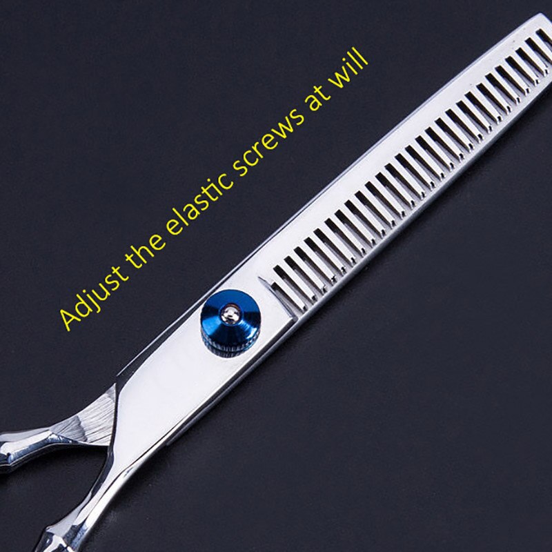 6 in 1 6 inch huisdierschaar, hondenkam, trimmen van haar, roestvrij staal, huisdierkat en hond trimgereedschap