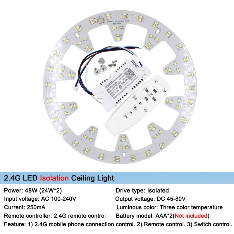 Smart2.4G Infrarood Beloven AC85-265V Met Plafond Afstandbediening Led Lamp Voor Plafondlamp Indoor Plafondlamp