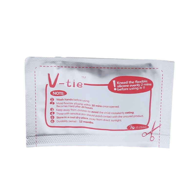 Silicona líquida a prueba de calor para reparación de barro, pegamento colorido para manualidades, 5 colores (rojo, azul, blanco, amarillo, negro, uno de cada uno)