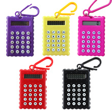 Student Mini Electronic Calculator Candy Color Calculating Office Supplies Super Small