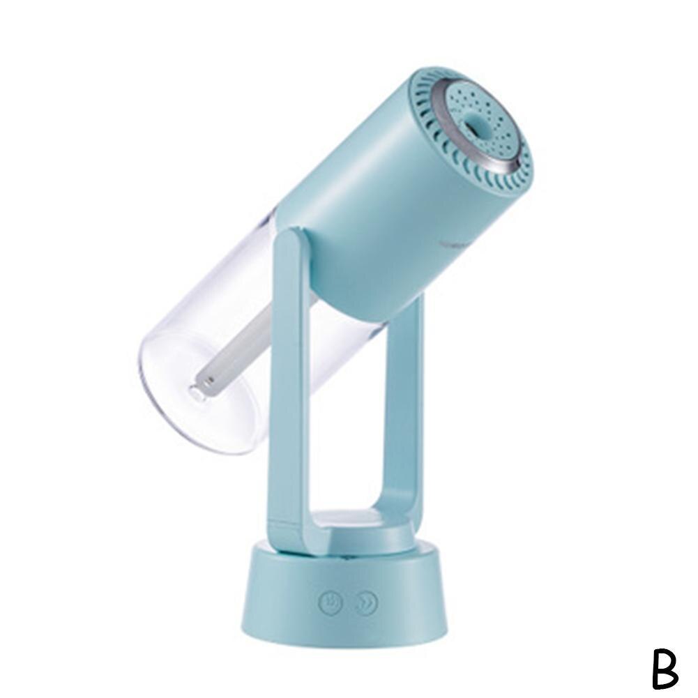 Humidificateur D'air portatif 230ml Parfumées Table Humidificateur Anion Lampe Fonction Pour Voiture Sans Fil Silencieux LED Super 230ml C7V1: Bleu