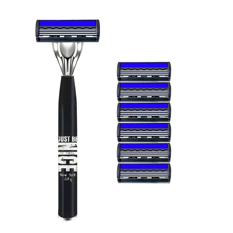 Razor Classic 3 Layer Safety Razor for Mens Shaving&Womens Hair Removal Shaving Blades Manual Shaver: black