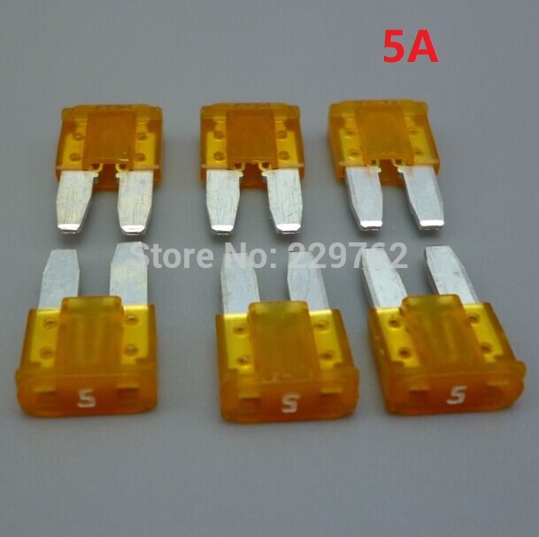 Shhworld sea-fusible automotriz surtido, 5A, 7,5a, 10A, 15A, 20A, 25A, 30A, conjunto Pak para ford, fox, mondeo, Dodge y JEEP, 10 Uds.
