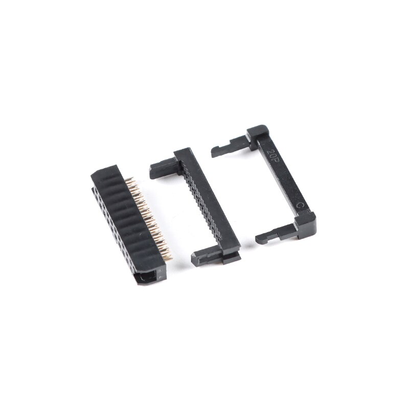 5PCS 2.0 FC-6-50Pin 8P 10P 12P 14P IDC Socket Pin Dual Row Pitch 2.0mm IDC Connector Cable Socket Plug Ribbon Cable Connector