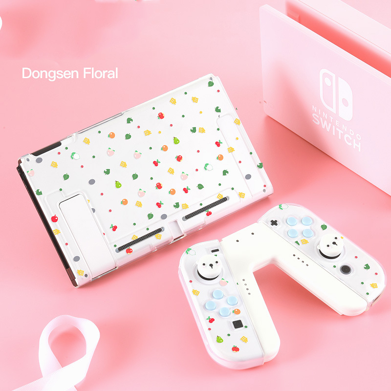 Coque de Protection colorée en TPU pour Nintendo Switch, motif de dessin animé, Joycon, pour contrôleur: Dongsen Fruit