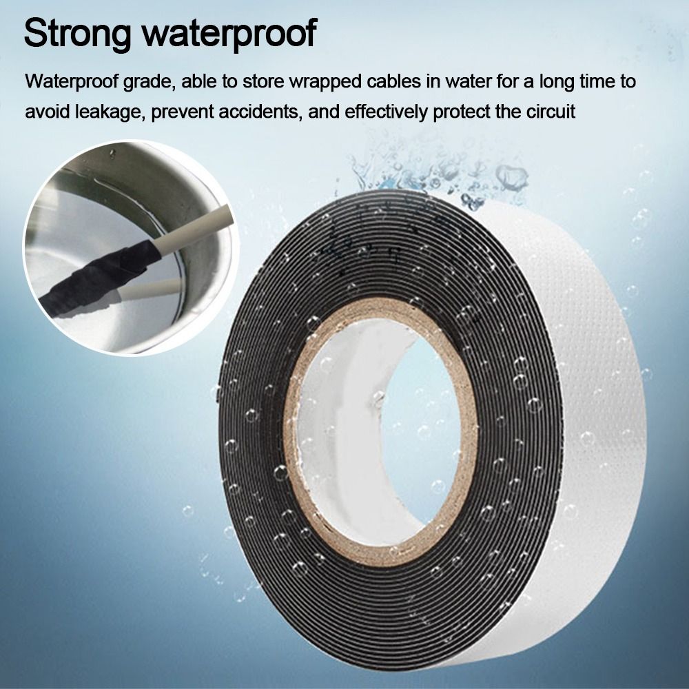 Vulkanisierendes, selbstagglomerierendes Klebeband, langlebiges Elektriker-Klebeband, wasserdichtes, selbstverschmierendes Klebeband, isoliertes SchweißBand, Kabel fixiert, R