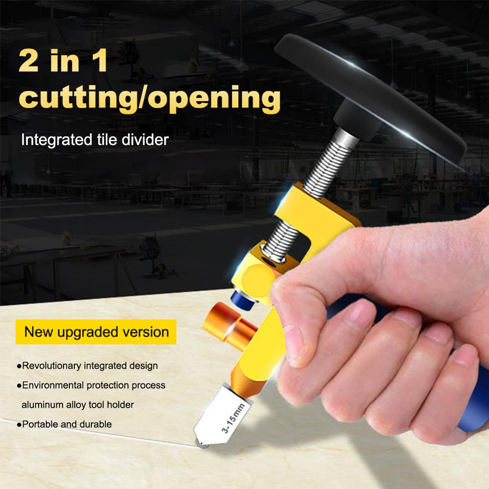 Hand Grip Tile cutter Divider glass cutter Opener Breaker Handheld Glass Tile Quick Opening Set One-piece cast aluminum breaker