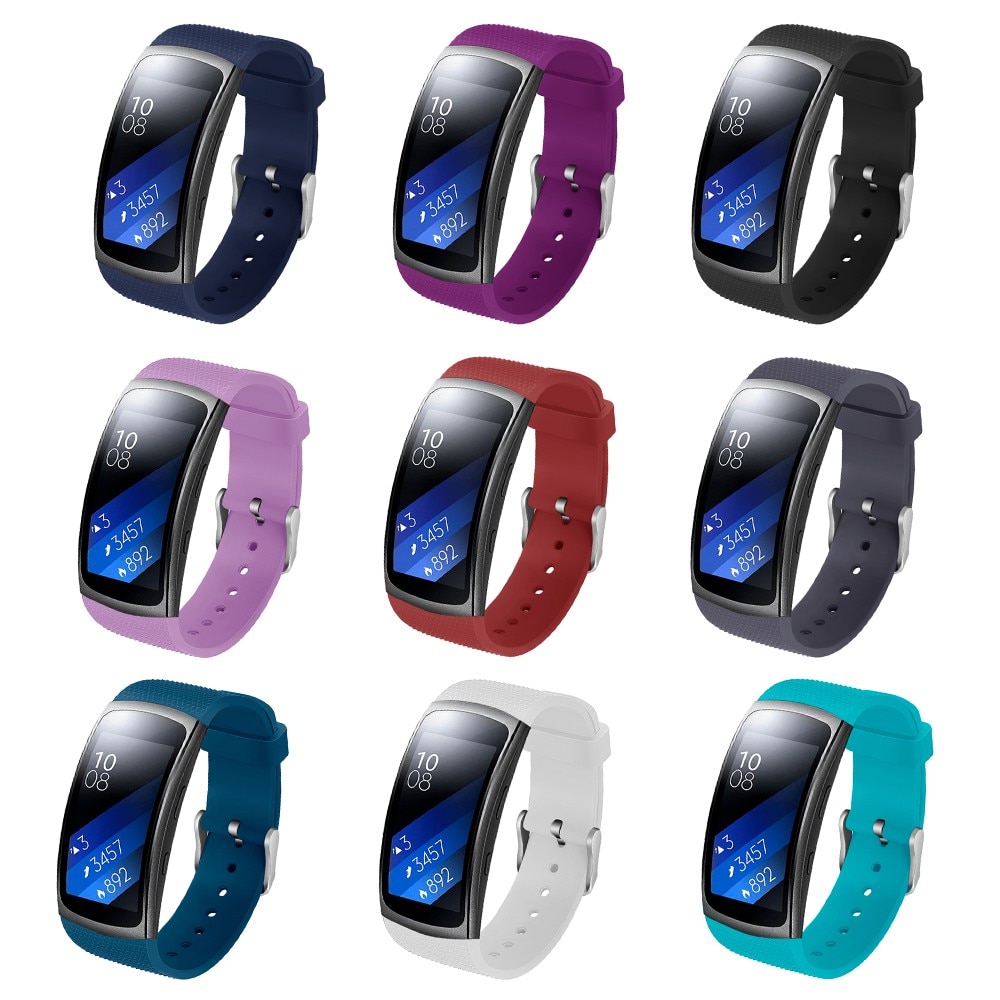 Eieuuk Zachte Siliconen Polsband Bandjes Sport Band Armband Voor Samsung Gear Fit 2 Pro En Fit 2 SM-R360 Smartwatch