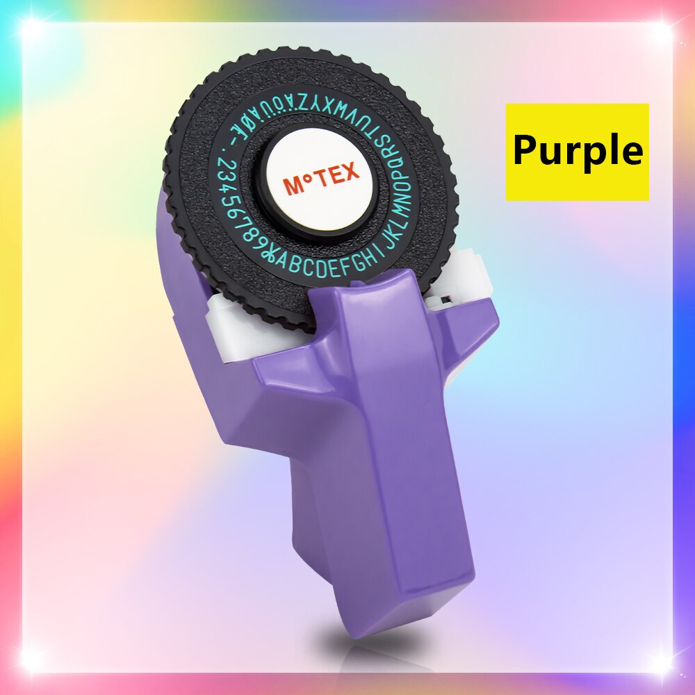 Labelwell 10 sztuk Multicolor kompatybilny dymo 3D tłoczenie taśmy 9mm DIY plastikowe tłoczenie etykiety do drukarki Dymo 1540 Motex E101: Purple E101