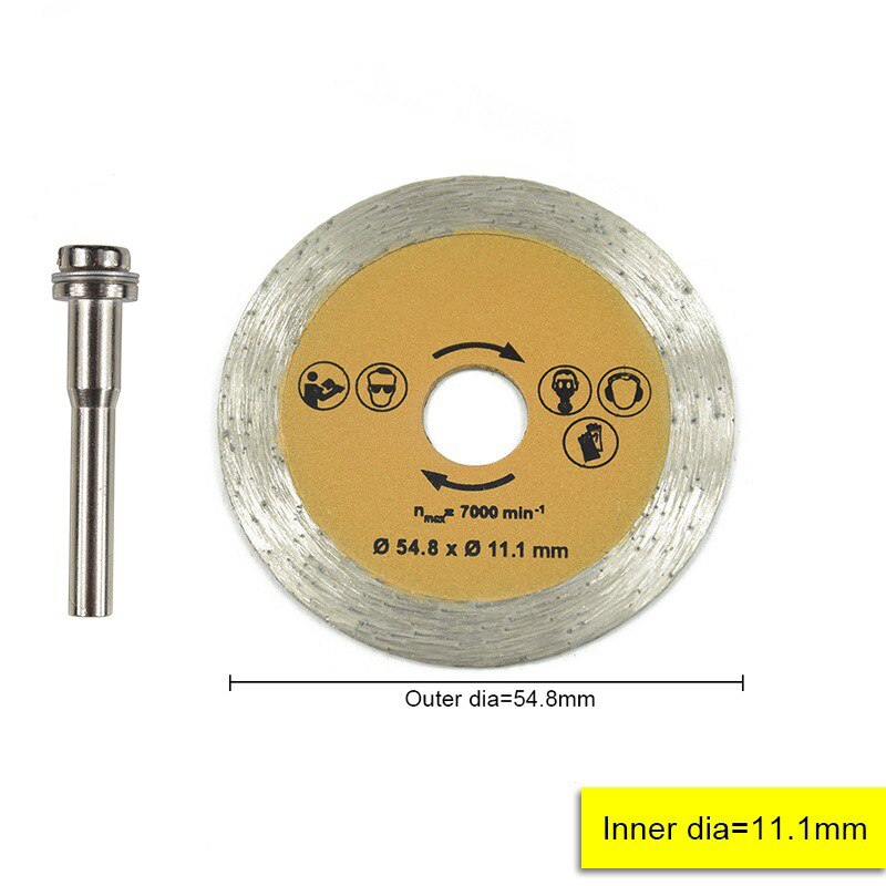Out diameter Wood Cutting Blade 54.8 mm Mini Circular Saw Blade: 1PCS 54.8 Diamond