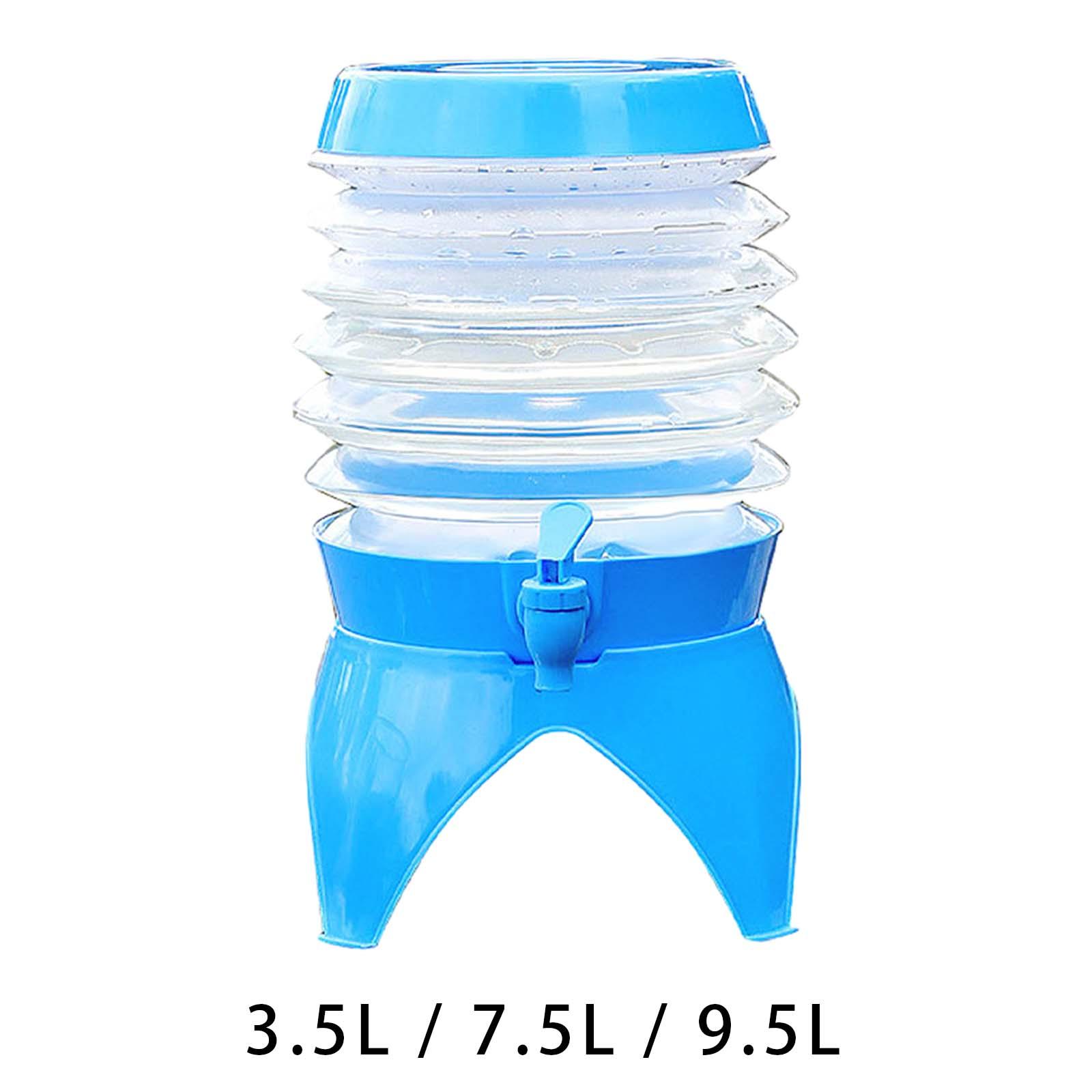 Collapsible Water Container Camping Water Spigot Jug Outdoor Water BucketWater Faucet Beer Drinks for Climbing Fishing PicnicBBQ