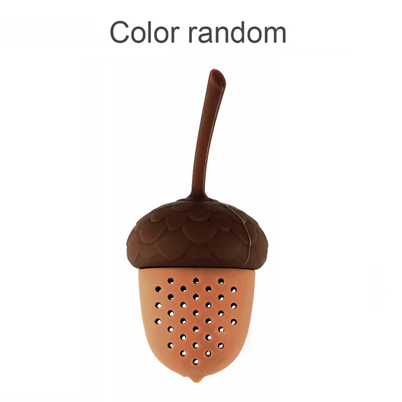 Silicone Non-toxic Tea Infuser Kitchen Accessories Mini Tea Strainer Tea Leak Pinecone