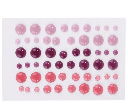 Harz Aufkleber farbige Punkt Scrapbooking/ DIY Handwerk Zucker Streusel Selbst-Klebstoff Harz sortiert Machen Dekoration Scrapbooking: Farbe 19