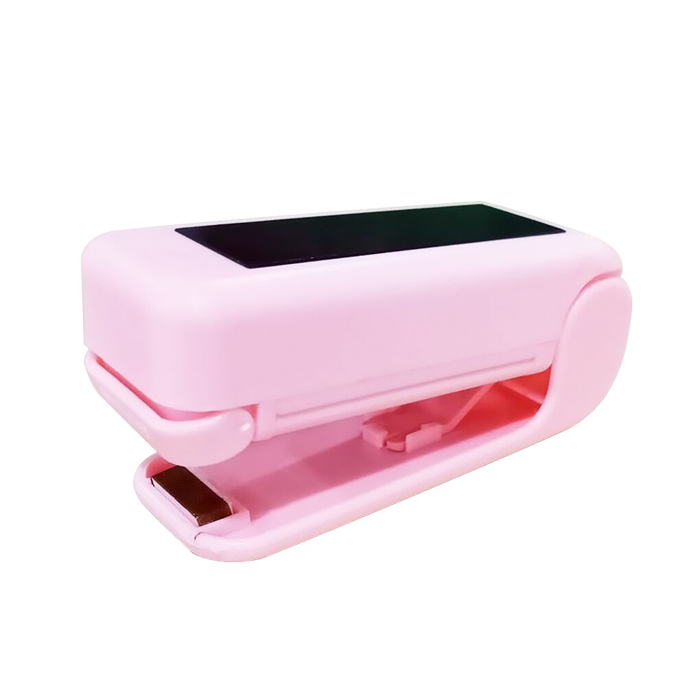 ! Kitchen Accessories Tools Mini Portable Food Clip Heat Sealing Machine Sealer Home Snack Bag Sealer Kitchen Utensils Gadget: 04(Pink)