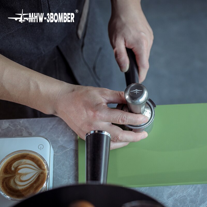 MHW-3BOMBER Coffee Tamper 51mm For Delonghi Coffee Hammer Distributor Barista Tools Accessories Stainless Steel Espresso Tools