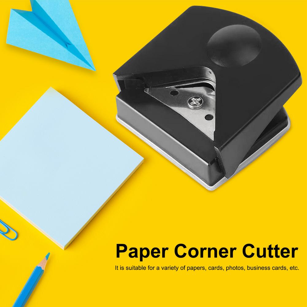 Black Business Card Rounded Corner Cutter DIY Tools Office Company Accessories Corner Rounder Paper Punch Card Photo Cutter Tool