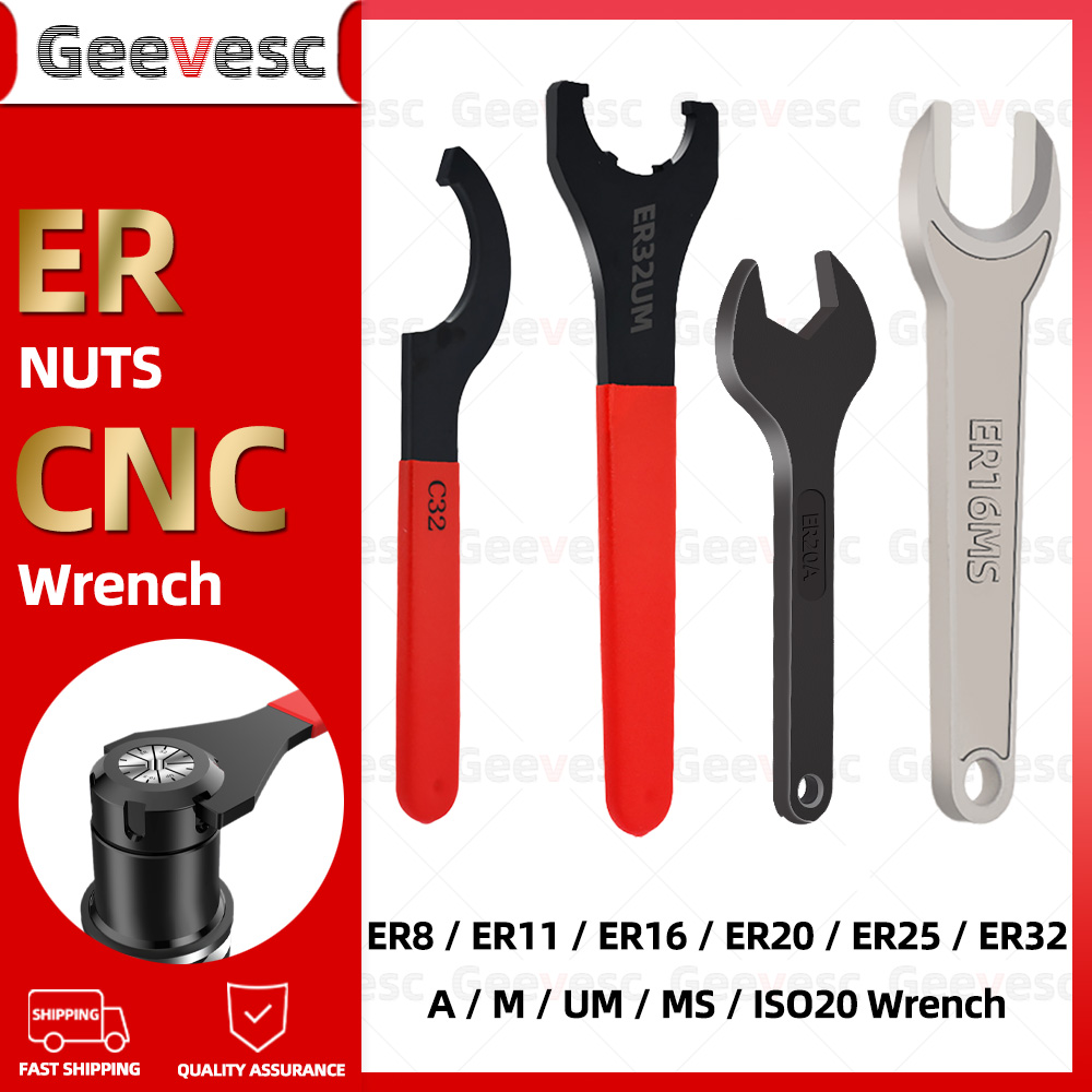 Er8 er11 er16 er20 er25 er32 er40 chave a m um ms c o cnc porcas iso apu chave de broca centro de usinagem gravura fresadora