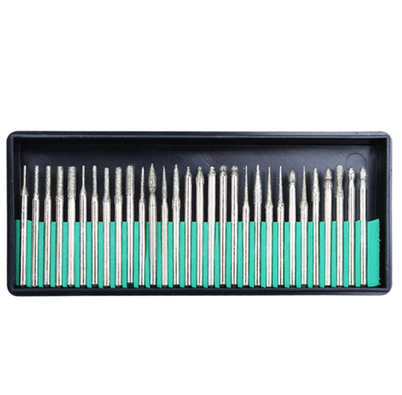 sourcingmap® 2.35mm schacht 3mm Dia diamanten hoofd bal gevormd slijpen