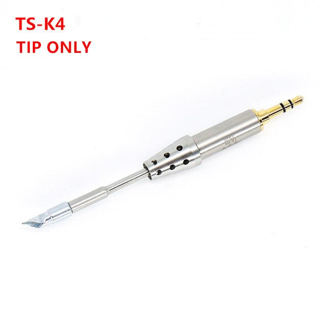 MINI estación de soldadura Digital TS80 QC3.0 USB tipo C OLED TS K4 D25 B02 J02 BC02, juego de herramientas, bolsa de almacenamiento con enchufe de EE. UU. Y UE: TS-K4 TIP ONLY