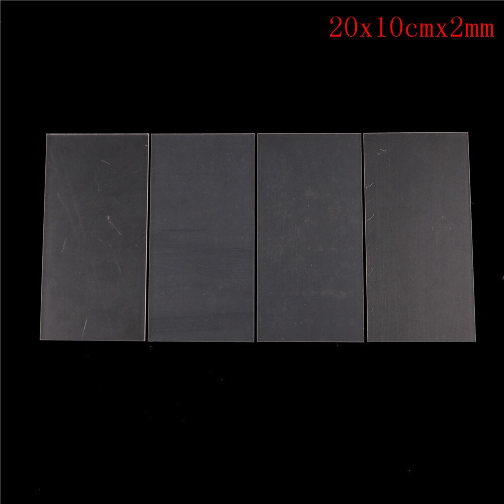 1pc 2-5mm tykt klart akrylperspex ark skåret plast gennemsigtigt bord perspex panel: A5