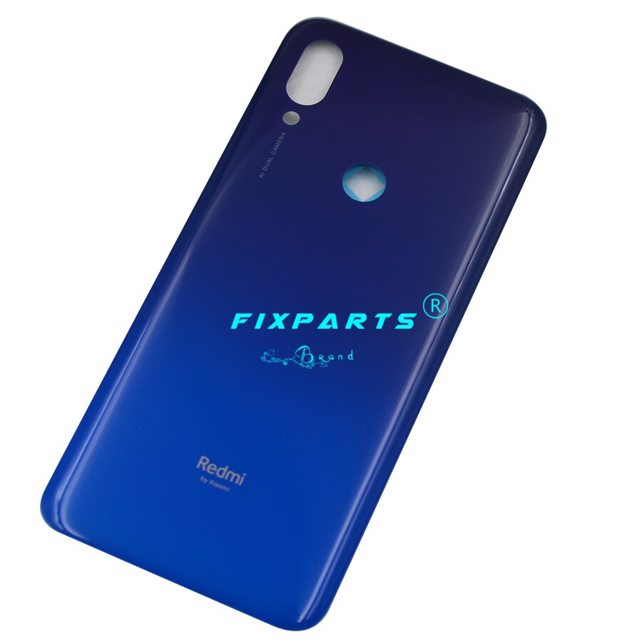 Für Xiaomi Redmi 7 Zurück Batterie Abdeckung Redmi7 Hinten Glas Tür Gehäbenutzen Tafel Ersetzen Teile Xiaomi Redmi Hinweis 7 Profi batterie Abdeckung