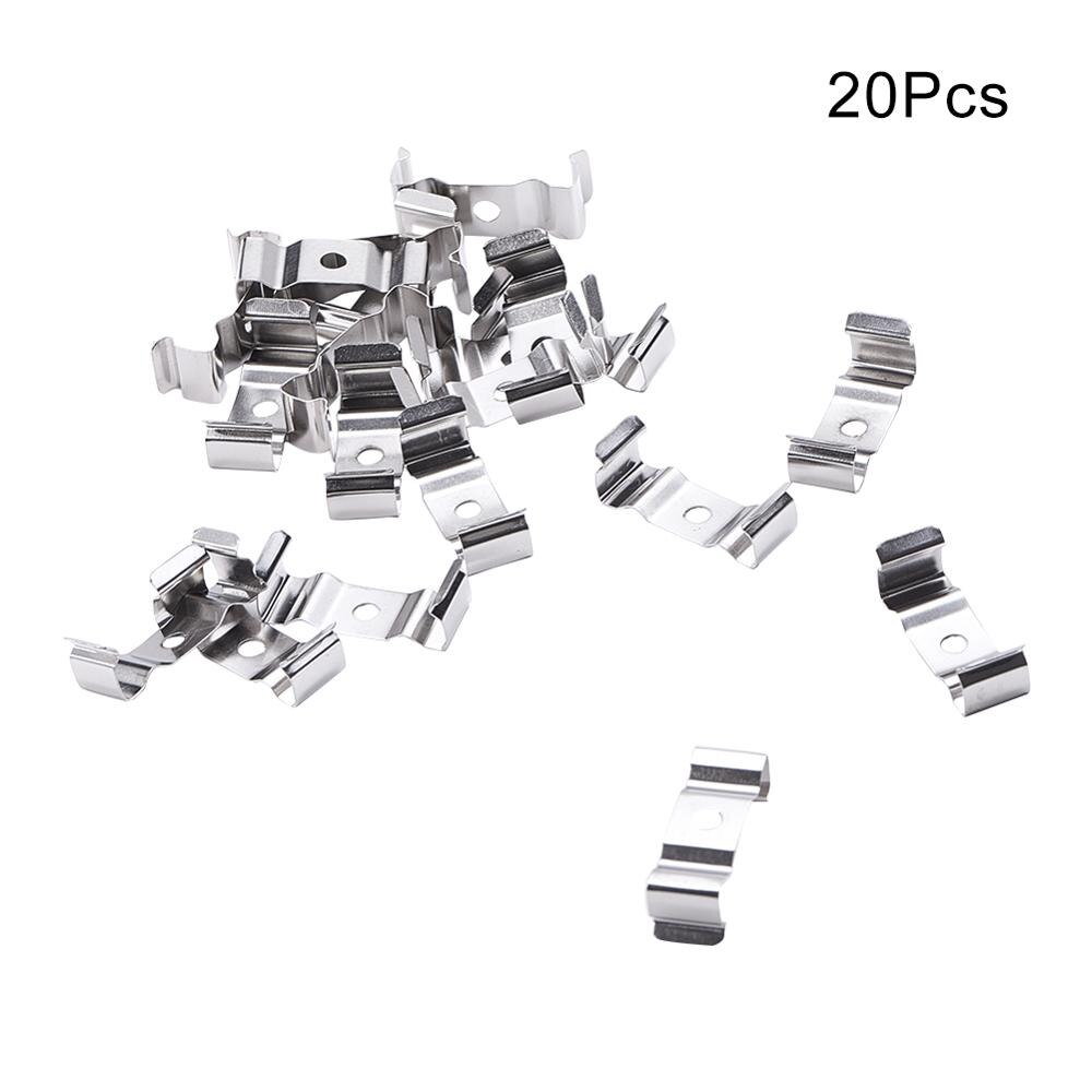 15~100pcs T4 T5 T8 U Clip Holder for Lamp Bracket Lampholder Stainless Steel Fixing Clips Lighting Accessories: For T8 Lamp x20pcs