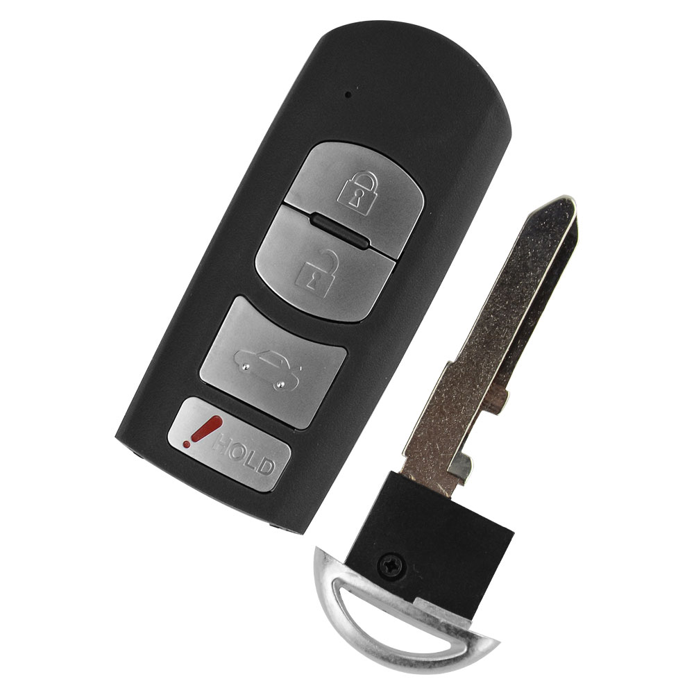 OkeyTech für Mazda 3 5 6 CX5 CX7 CX-5 Atenza Clip Clever Auto Auto Schlüssel Karte Abdeckung Hülse Ersatz fob mit Notfall Schlüssel Klinge