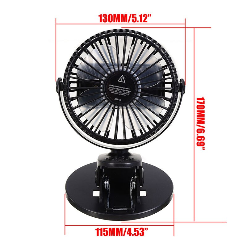 Draagbare Kleine Desk Usb 4 Blades Cooler Cooling Fan Usb Mini Fans Bediening Super Mute Stille Climp Clip Op Fan