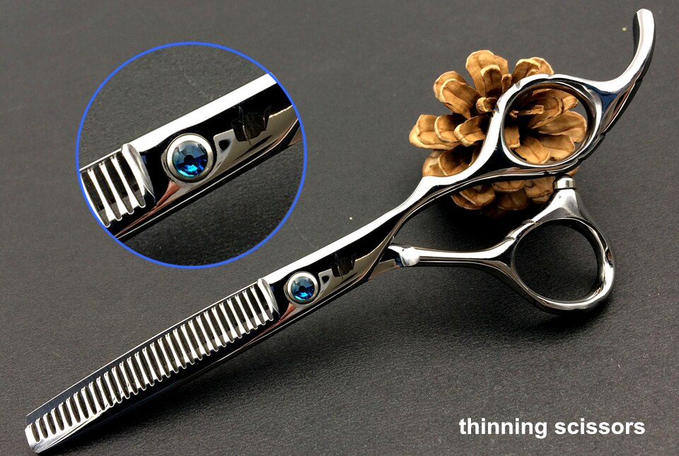 Smith chu-Juego de tijeras de peluquería profesionales, 6,0 pulgadas, 62HRC, corte recto y adelgazante con peine, ropa, aceite