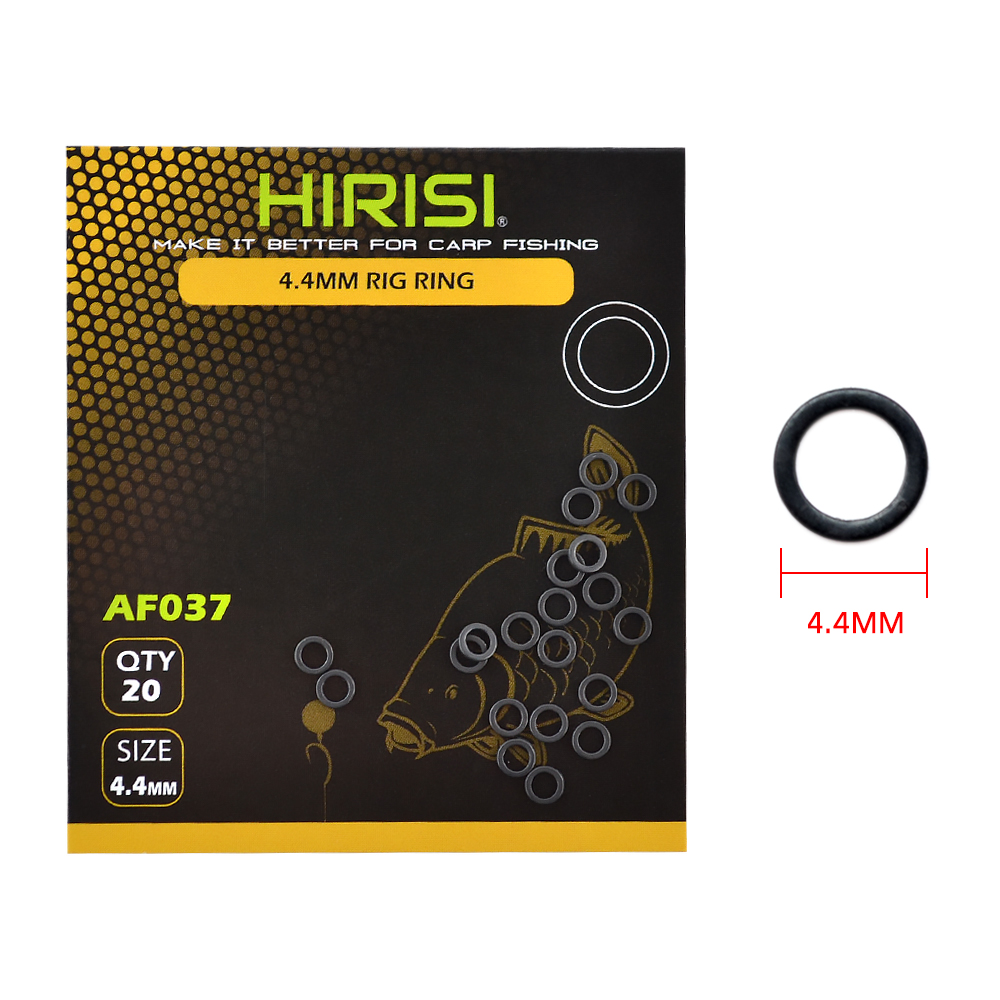 60-delige karpervissen ronde rig-ringen voor haaklink O-ringen 2,0 mm 3,1 mm 3,7 mm 4,4 mm 5,1 mm: Blauw