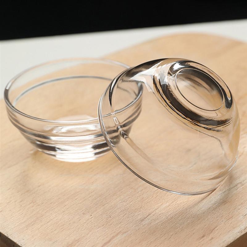 12Pcs Lead-Free Glass Material Bowls Pudding Jelly Glass Bowls Cake Molds Pudding Jelly Glass Bowl Cake Mould