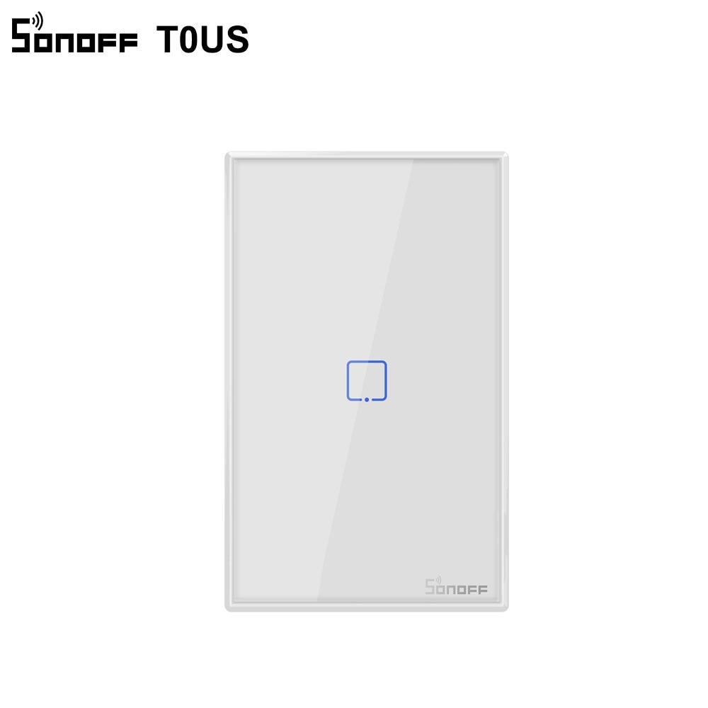 SONOFF – interrupteur mural intelligent T0US TX Wifi, minuterie 1/2/3 gangs, prise en charge du contrôle vocal/APP/tactile, fonctionne avec Alexa Google Home IFTTT