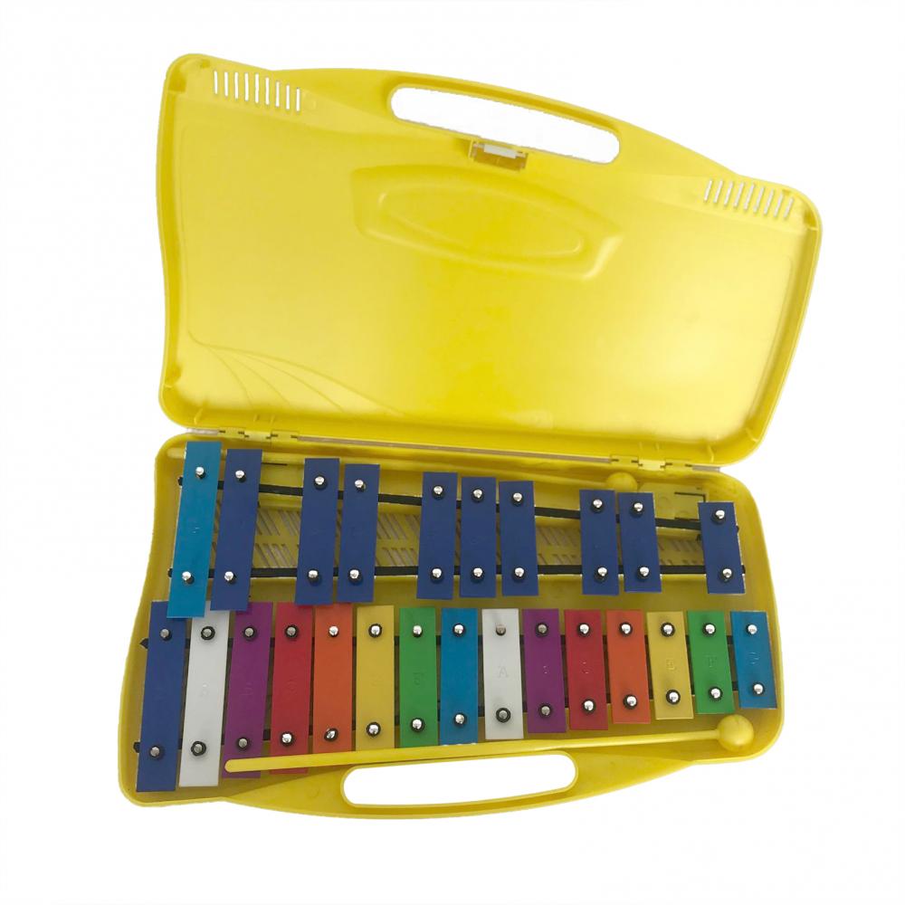 Praktische Instrumenten 25 Tones Aluminium Percussie Piano Vroege Onderwijs Kinderen Speelgoed Voorschoolse Onderwijs Kits Voor Kinderen