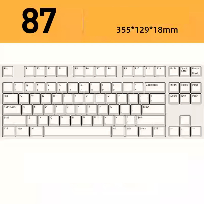 Mechanical Keyboard Dust Cover Acrylic Protecting Shell Bent Compatible With Layout 60 68 87 104 96 WOOTING ROG Azoth IKKI: Red