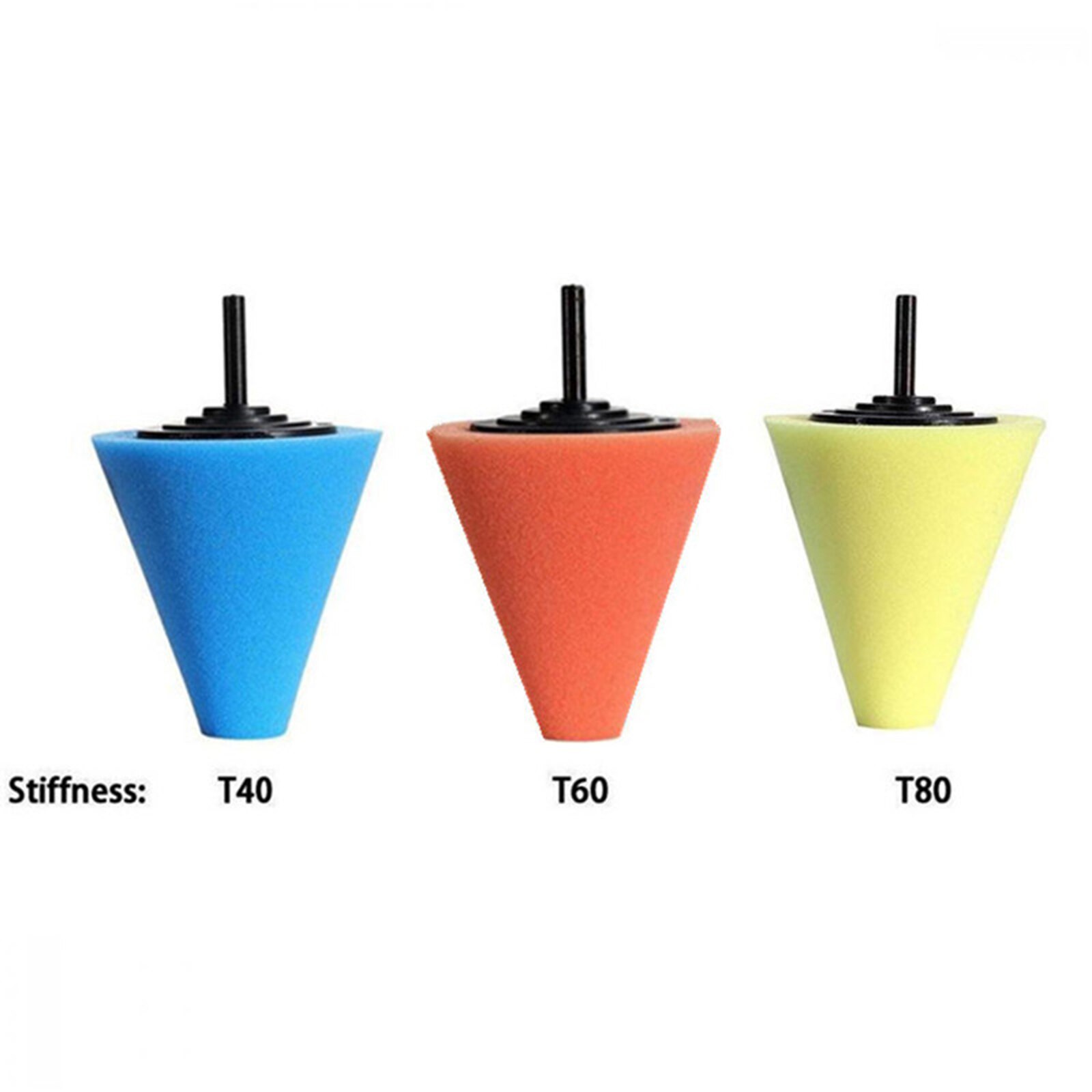 14pcs Car Polishing Kit M14 Drill Adapter Buffing Pad 1/3''/6mm Wheel Polishing Cone Car Body Wheel Tools Car Cleaning Tool Set