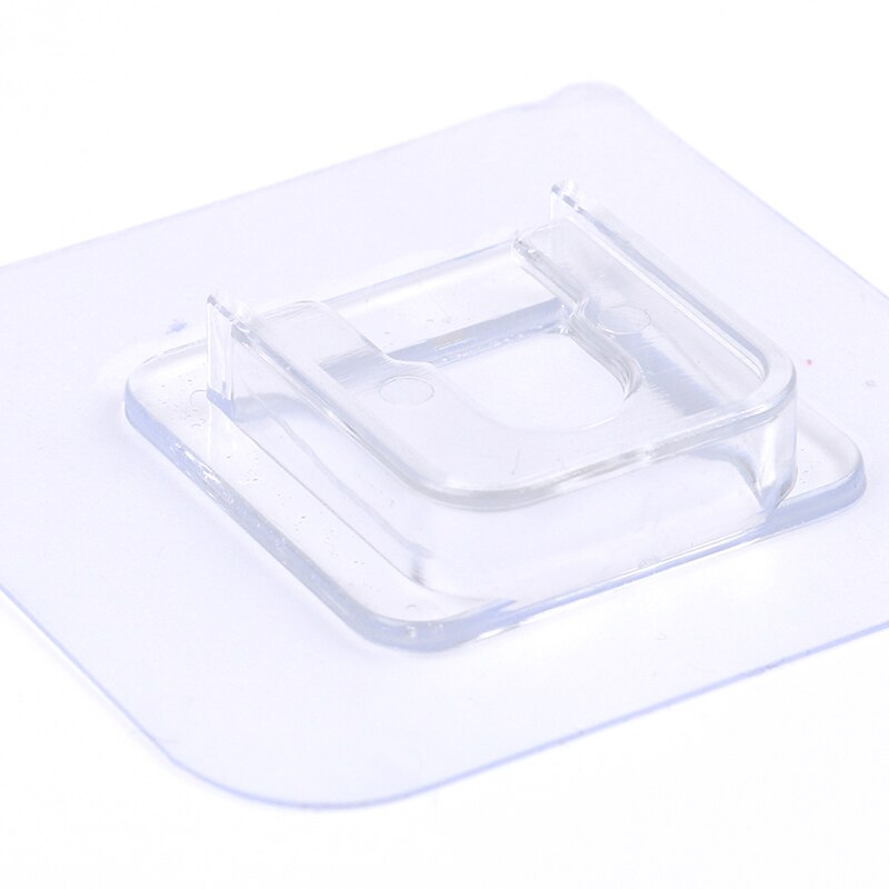 double sided adhesive wall hooks Wall Hanger Transparent Suction Cup Hook Double-Sided Adhesive Wall Hooks