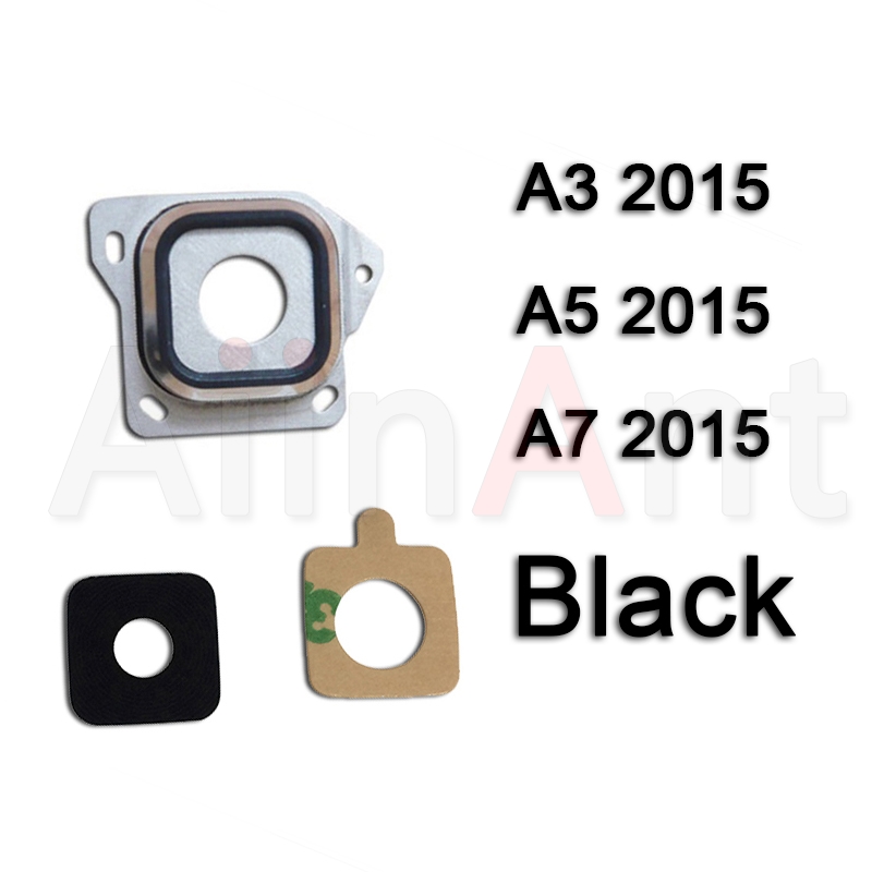 Aiinant Original Zurück Hinten Kamera Glas Objektiv Ring Abdeckung Für Samsung Galaxy A3 A5 A7 A310 A510 A710 mit Aufkleber: A3 Black