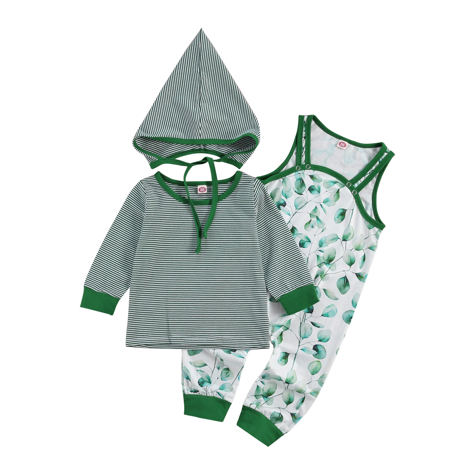 Spring Autumn Baby Boy Girl Romper Long Sleeve Printed Romper Overall Lace Up Hat Born Baby Clothes 0-24Months