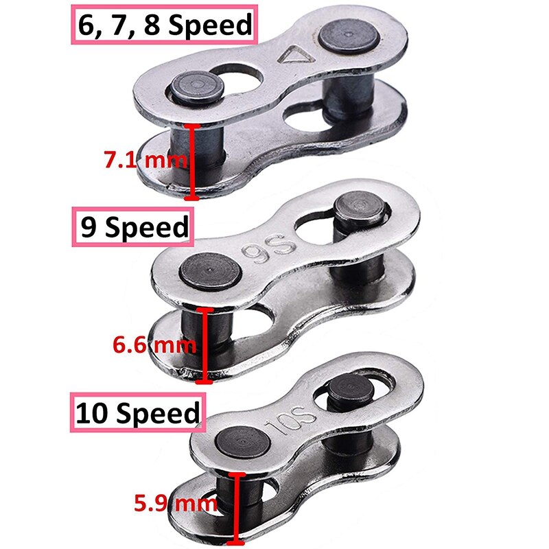 10 Pairs Mountain Bicycle Bike Chain Quick Connector Link for 10 Speed Quick Coupling
