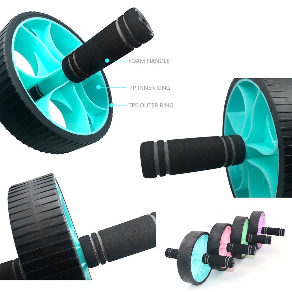 Giant Abdominal Wheel Home Fitness Equipment Abdominal Wheel Male and Female Belly Reduction Vest Line Artifact TPE, PP